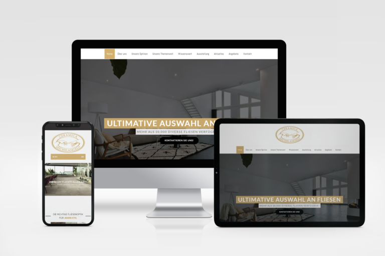 Ceramica Michelangelo – Firmenwebsite – Media WebConcept, Waldsee bei Speyer