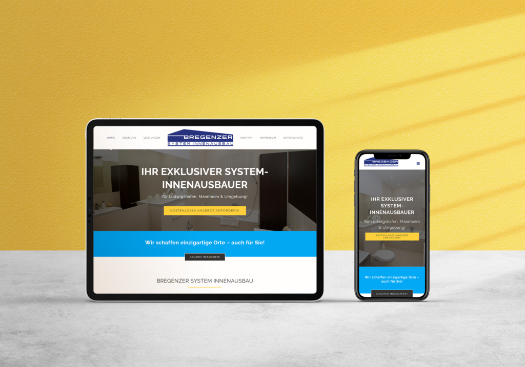 Bregenzer System-Innenausbau – Webdesign · Media WebConcept
