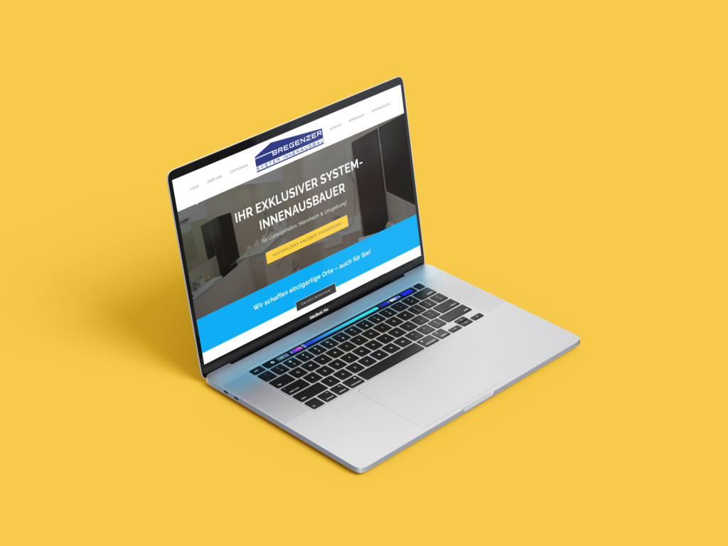 Bregenzer System-Innenausbau – Webdesign · Media WebConcept